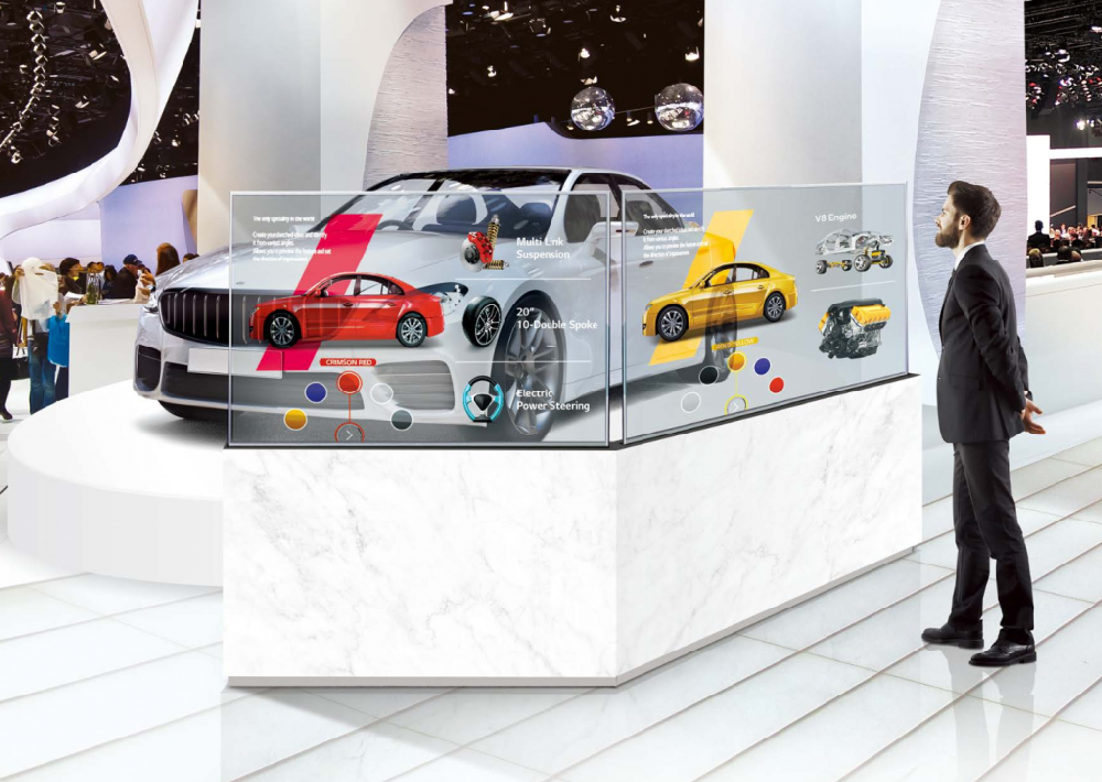 OLED透明屏的场景运用